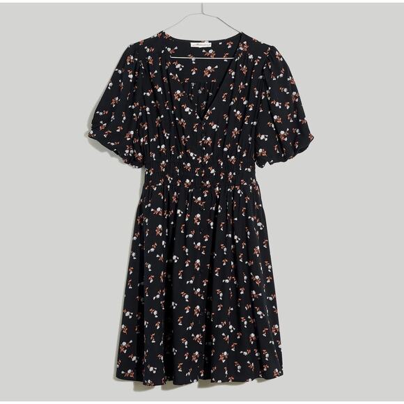 Madewell Floral Mini Dress XS Sophia Woodland Floral - Picture 14 of 14